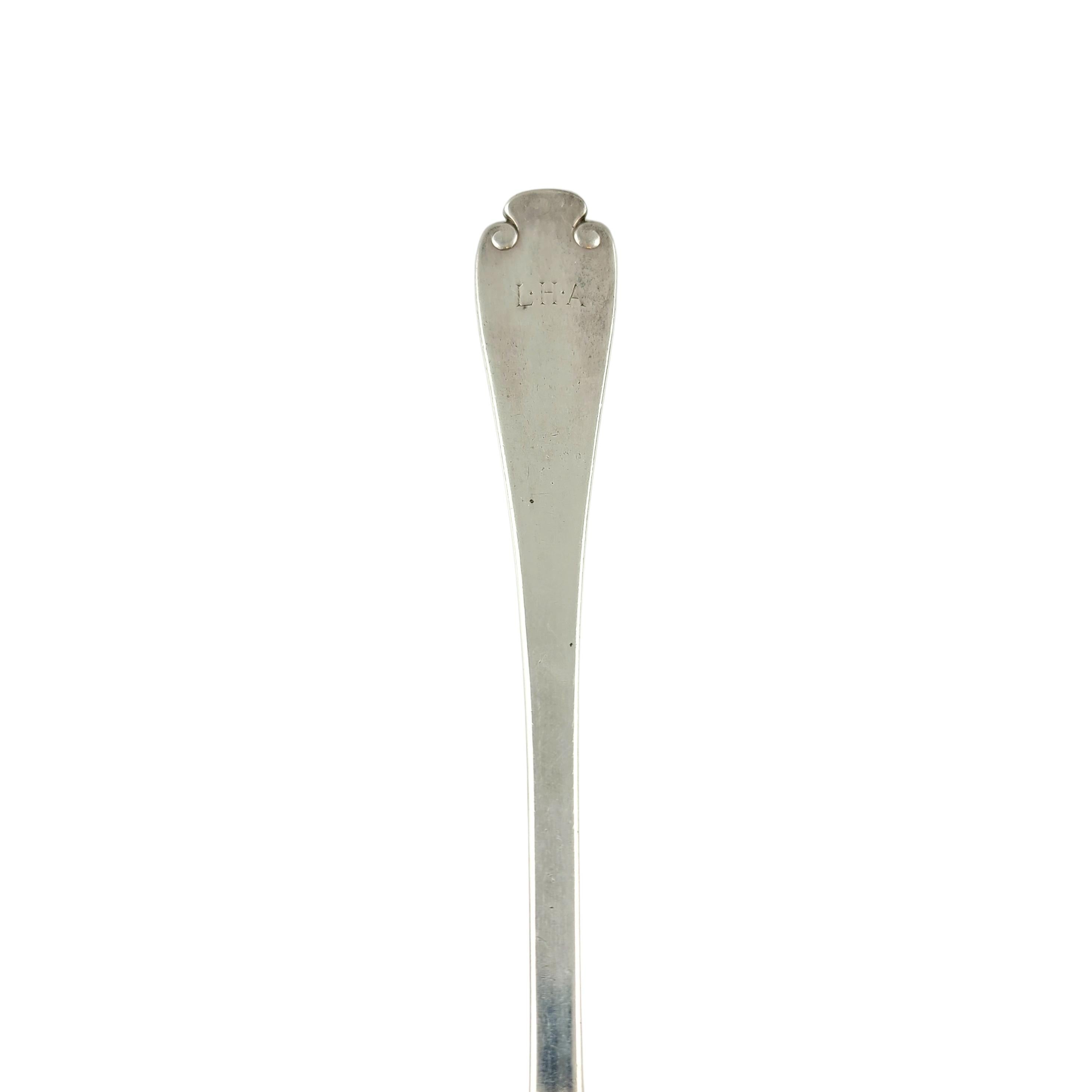 Women's or Men's Tiffany & Co Flemish Sterling Silver Vegetable Serving Spoon with Monogram For Sale