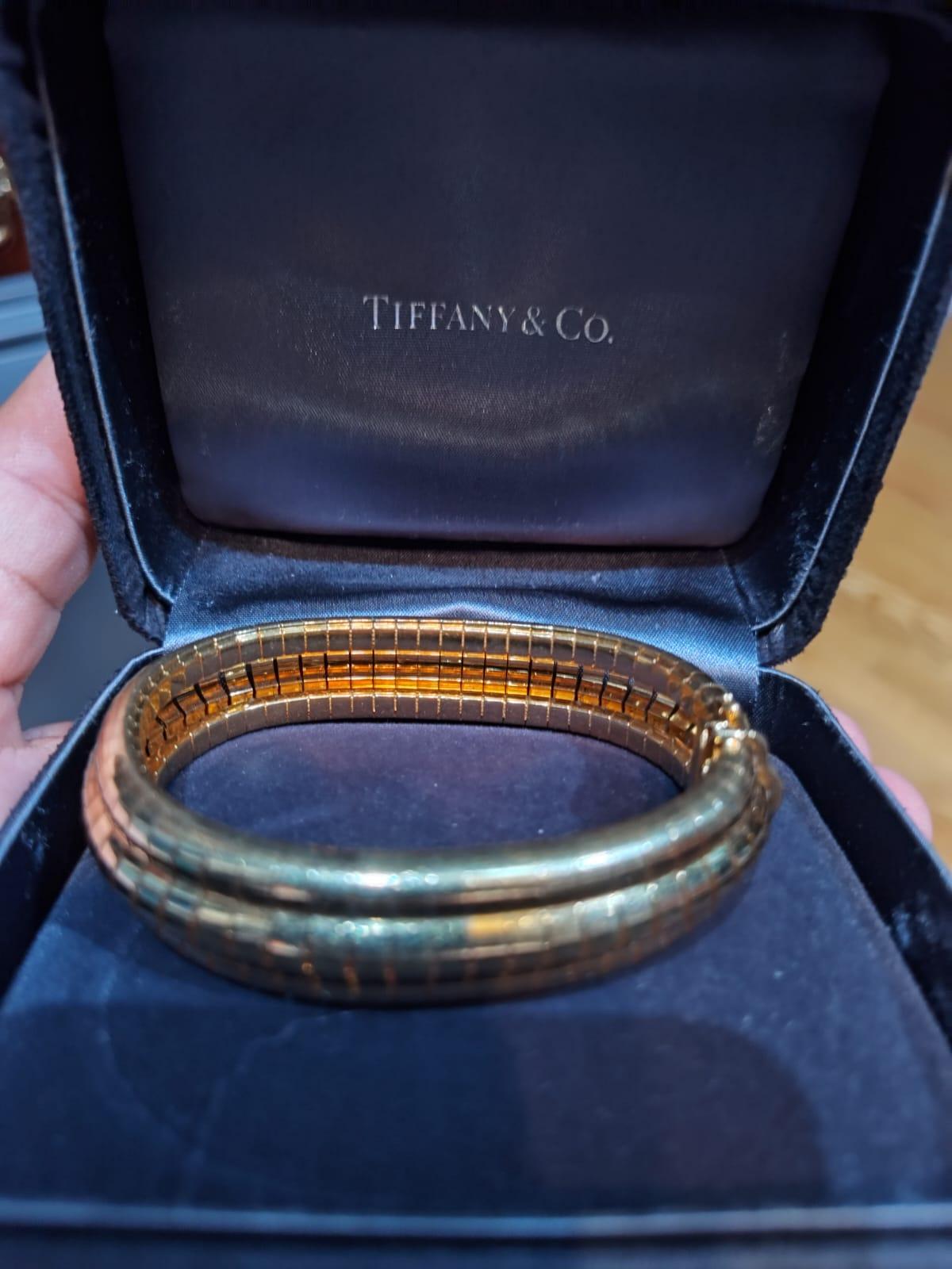 Tiffany & Co. flexibel 18k Gelbgold  Armband 3