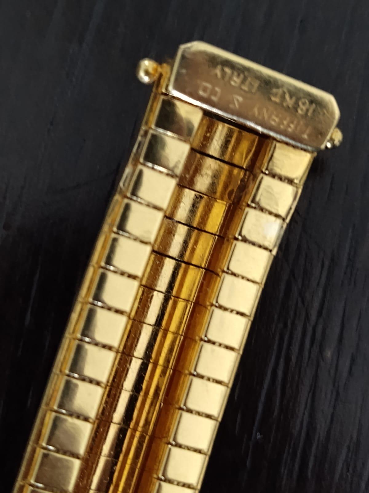 Tiffany & Co. flexibel 18k Gelbgold  Armband 4