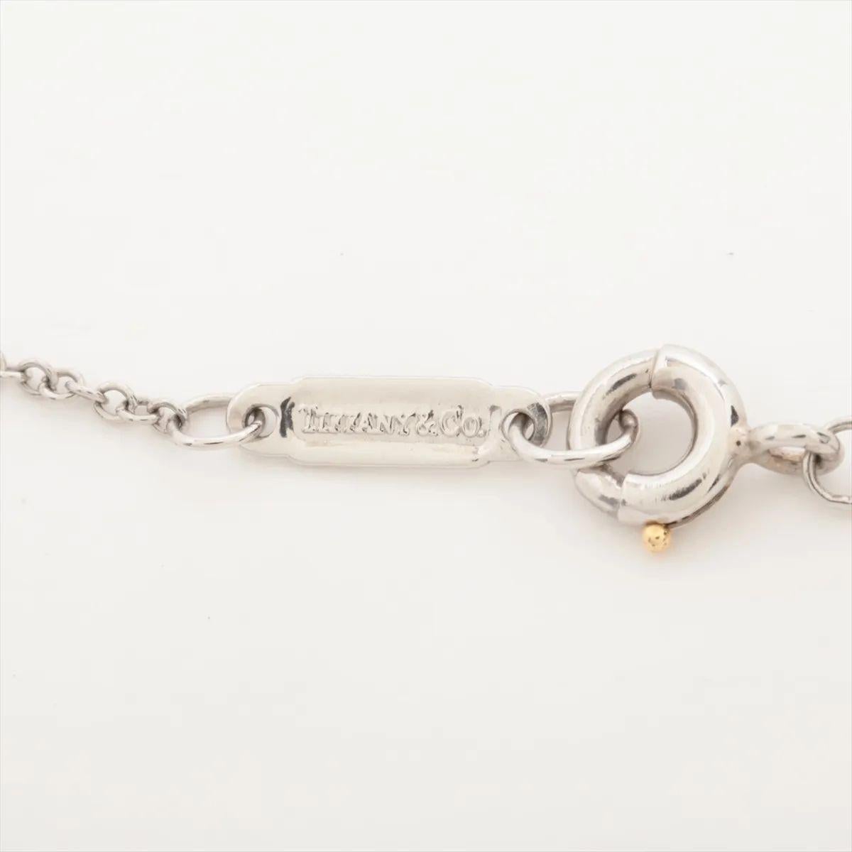 Tiffany & Co. Flower Bezel Diamond Necklace Platinum For Sale 1