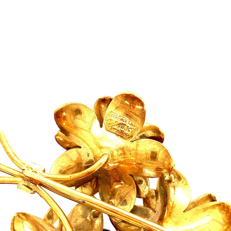 Tiffany and Co. Flower Bouquet Brooch For Sale at 1stDibs