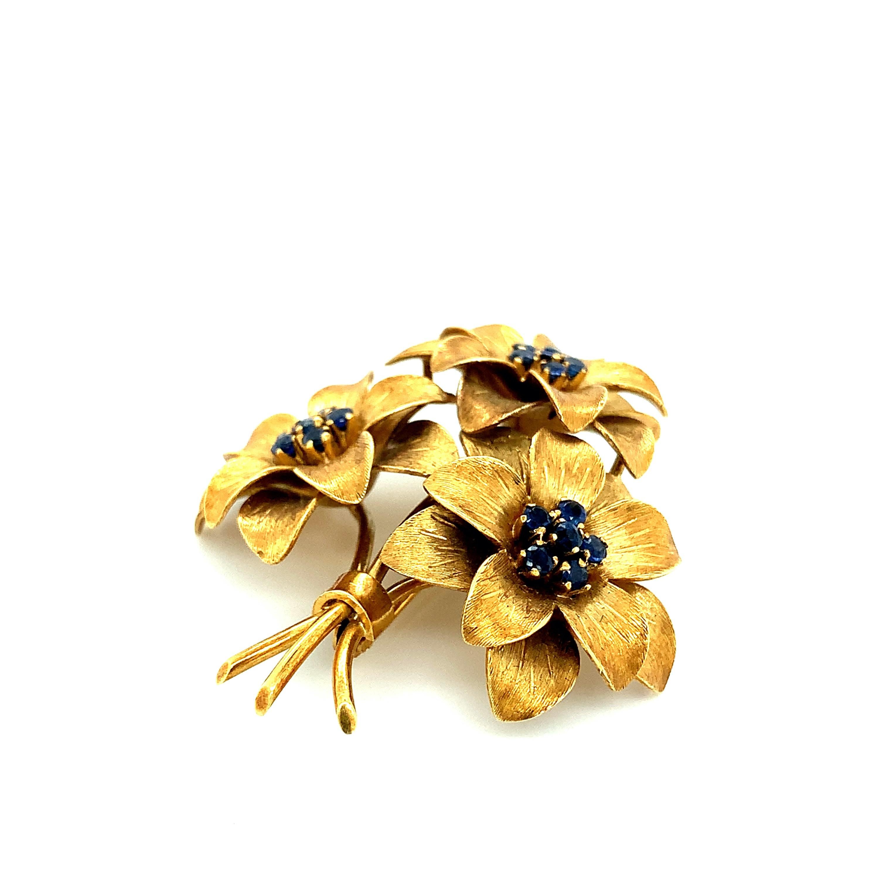 Tiffany & Co. Flower Bouquet Brooch  For Sale 3