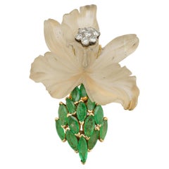 Used Tiffany & Co Flower Brooch