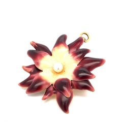 Tiffany & Co. Flower Brooch Pendant