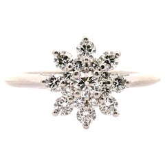 Tiffany & Co. Flower Diamond Ring