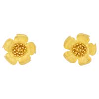 Tiffany and Co. Gold Dogwood Flower Earrings at 1stDibs | tiffany ...