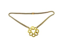 Tiffany & Co. Flower Necklace 18K Yellow Gold