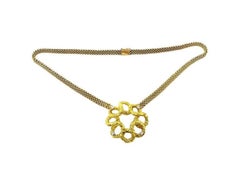 Tiffany & Co. Flower Necklace 18K Yellow Gold
