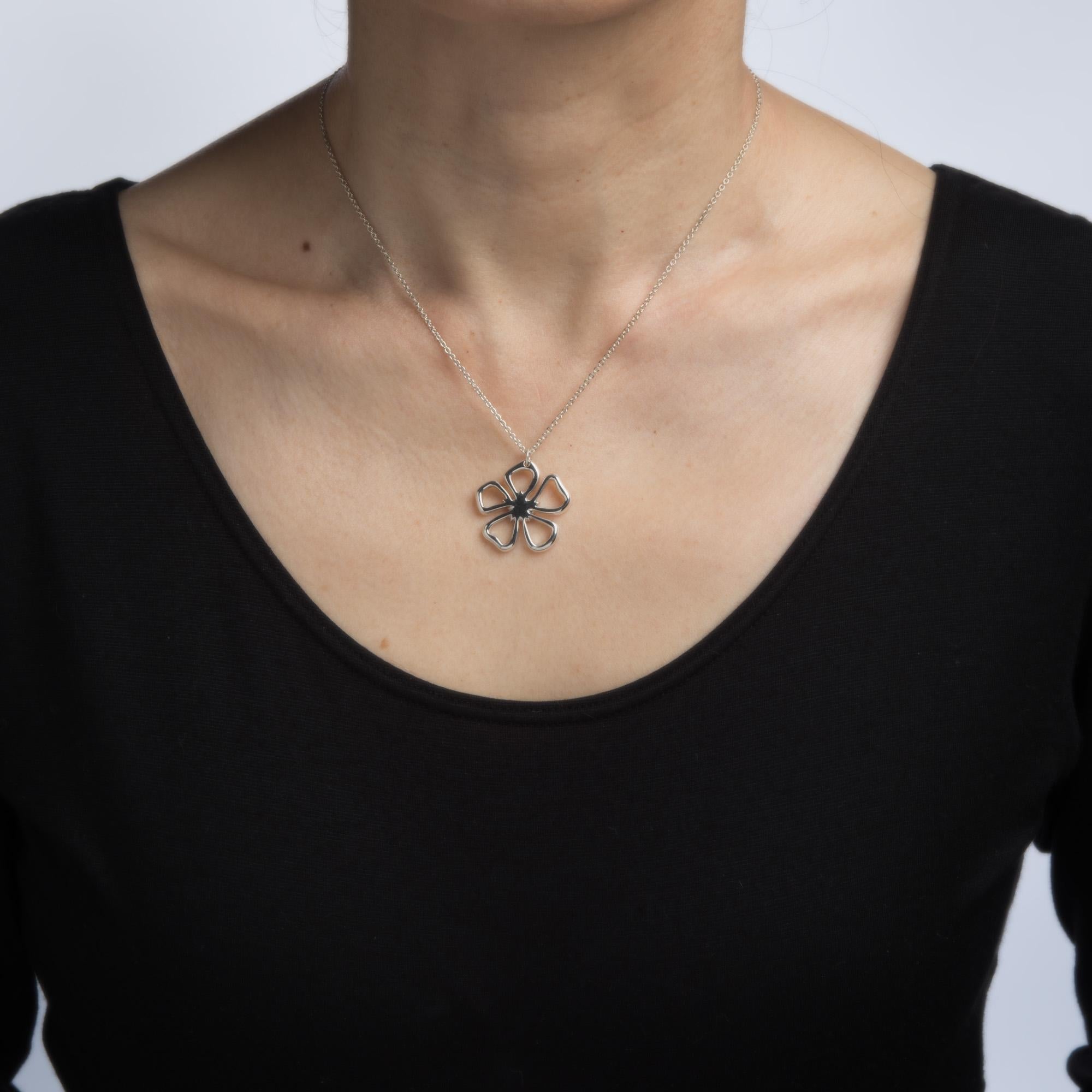 tiffany flower necklace