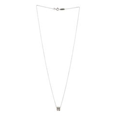 Tiffany & Co. Flower Pendant Necklace Platinum with Diamonds