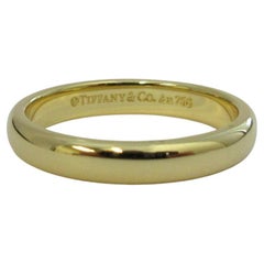 TIFFANY & Co. Anneau de mariage Forever 3mm Lucida en or 18K 4.5