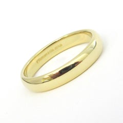 TIFFANY & Co. Forever 18K Gold 4,5 mm Lucida Ehering 12