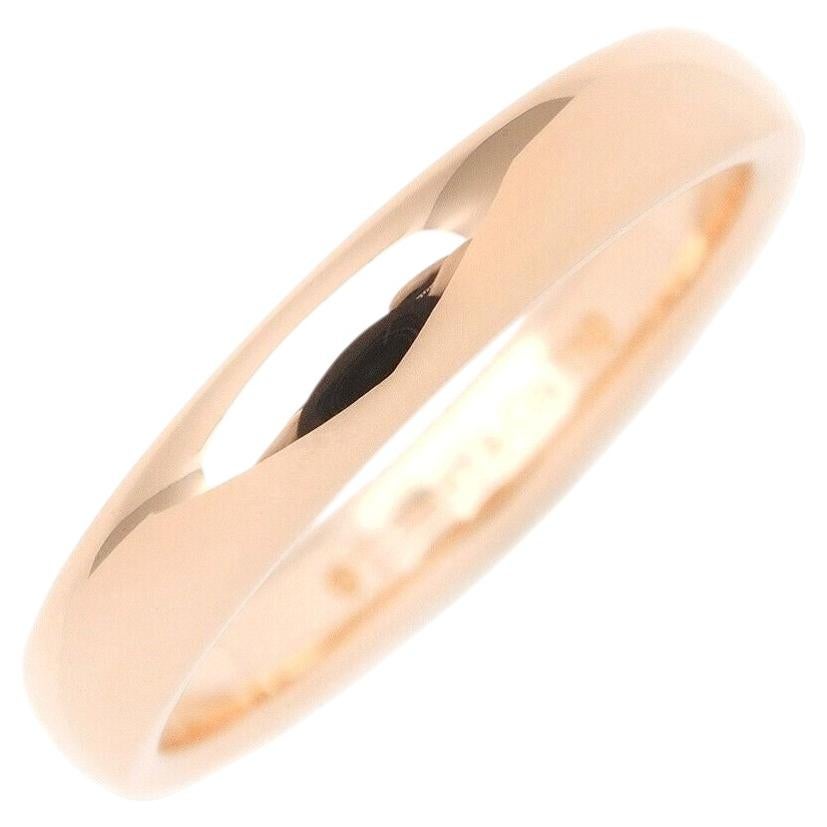 TIFFANY & Co. Forever 18K Rose Gold 3mm Lucida Wedding Band Ring 4.5