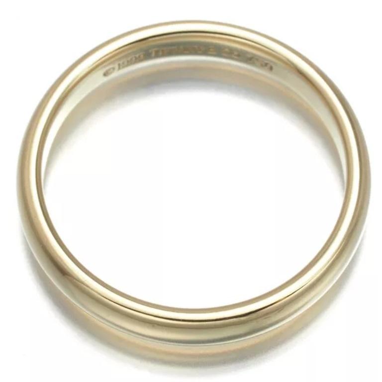 TIFFANY & Co. Forever 18K Gelbgold 3mm Lucida Ehering 6 Damen