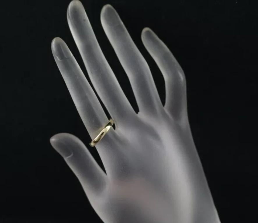 TIFFANY & Co. Forever 18K Gelbgold 3mm Lucida Ehering 6 1