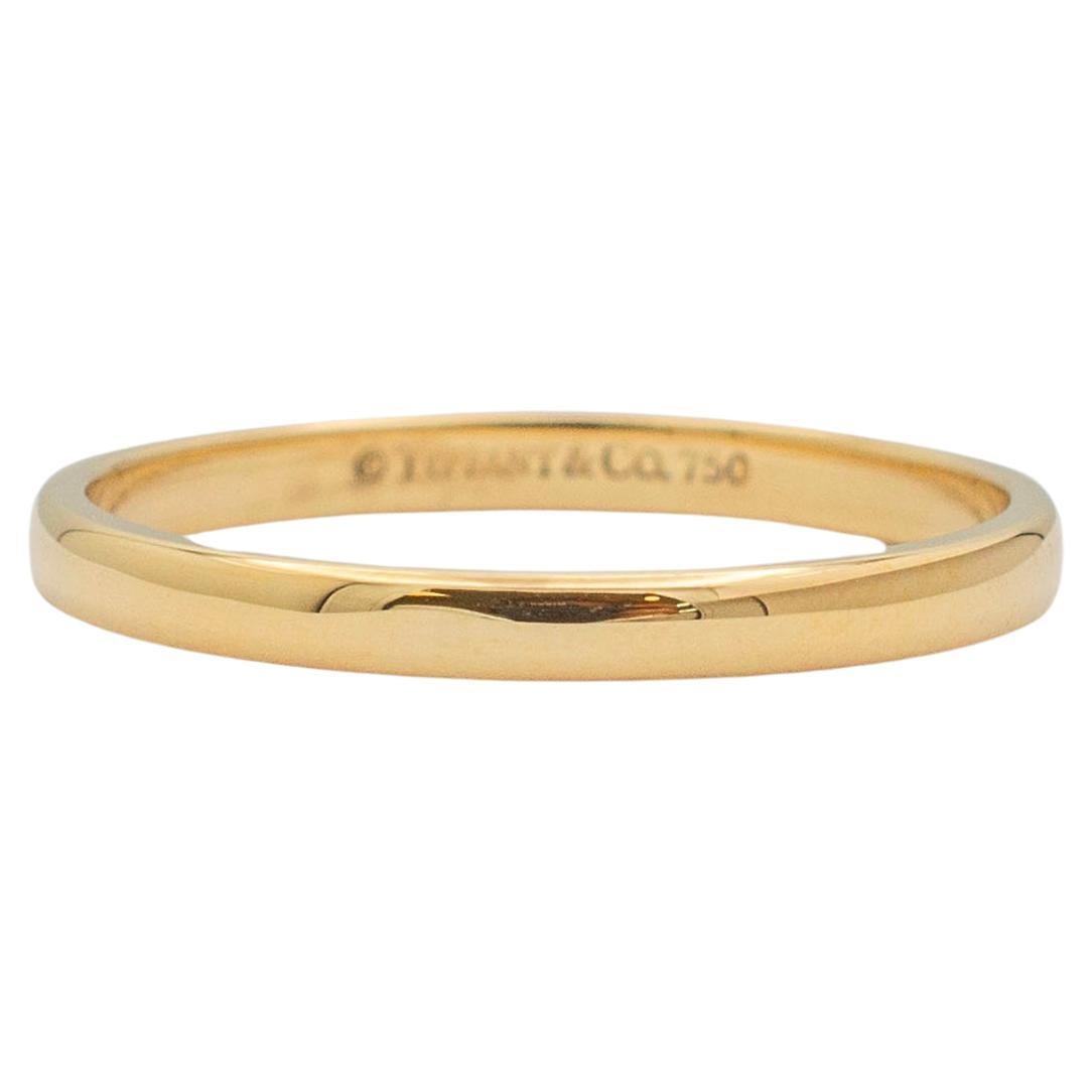 Tiffany & Co. Forever 18K Yellow Gold Wedding Band Ring