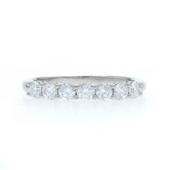 Tiffany & Co. Forever 3mm Shared Prong Diamond Wedding Band Platinum .57ctw Ring