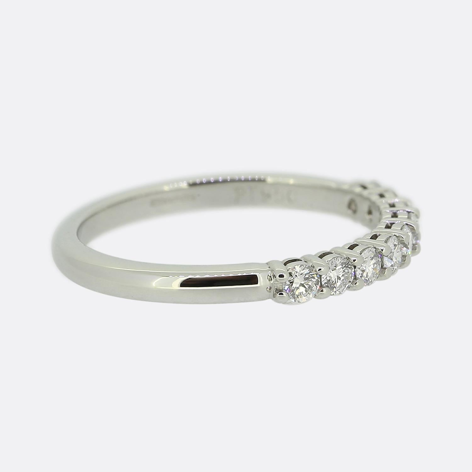 Brilliant Cut Tiffany & Co. Forever Diamond Band Ring For Sale