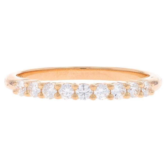 Tiffany & Co. Forever Diamond Wedding Band - Yellow Gold 18k Round .27ctw For Sale