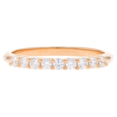 Tiffany & Co. Forever Diamant-Hochzeitsring - Gelbgold 18k Rund .27ctw