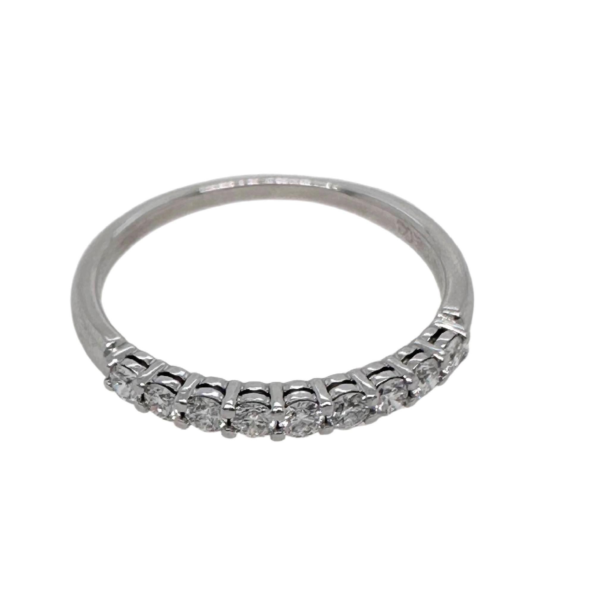 Tiffany & Co. Bracelet en platine avec demi-cercle de diamants 2,2 mm en vente 3
