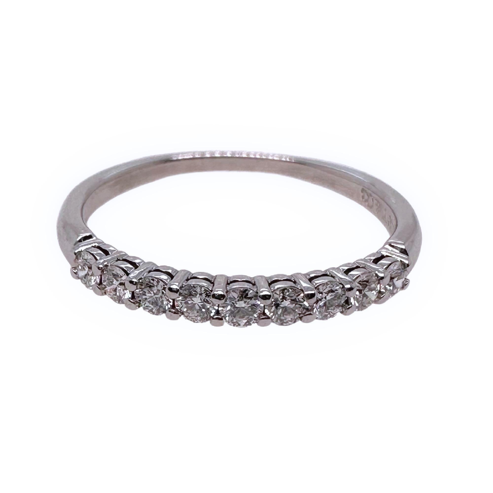 Tiffany & Co. Bracelet en platine avec demi-cercle de diamants 2,2 mm en vente 4