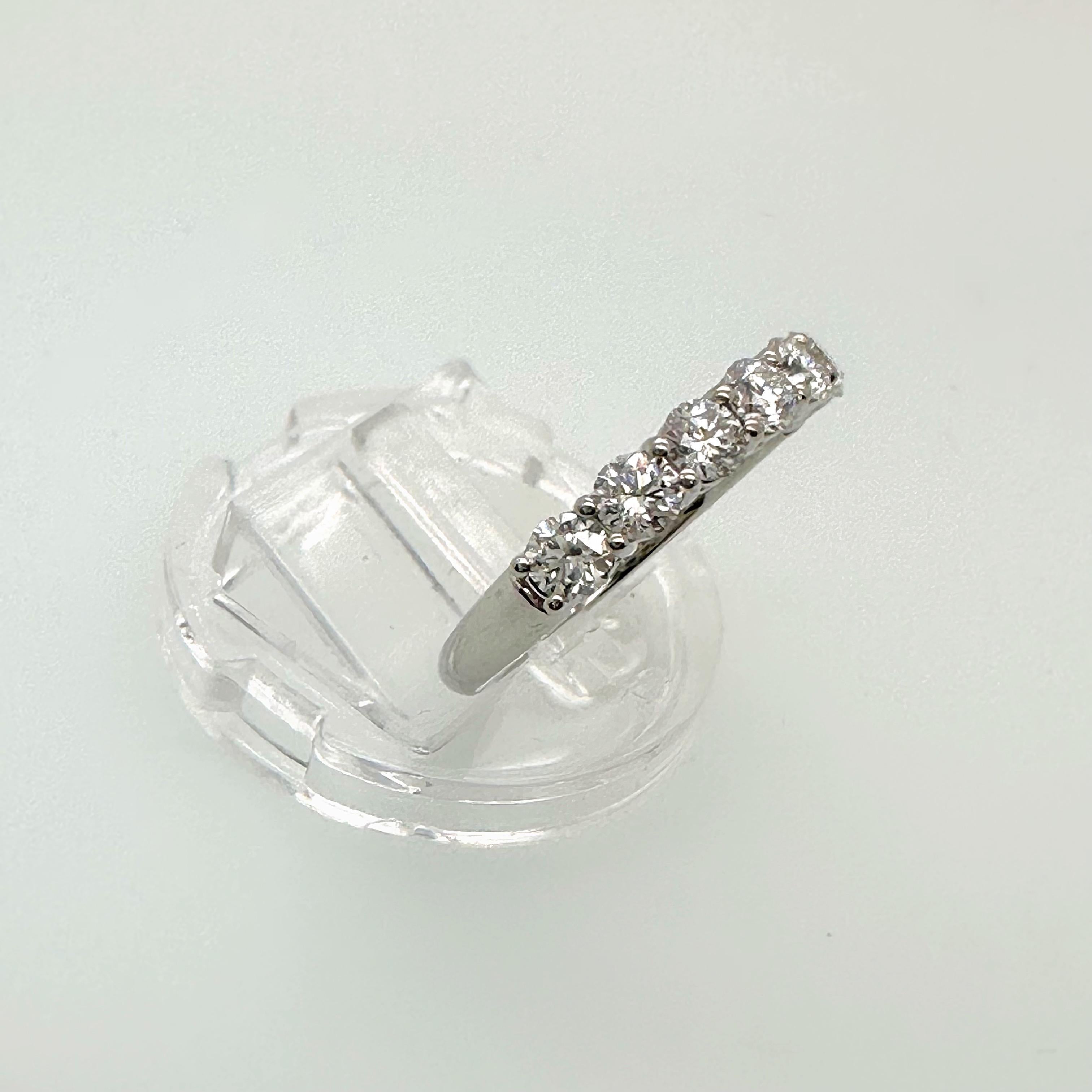 Tiffany & Co. Media banda de diamantes Forever Círculo Platino 3.5 MM en venta 6