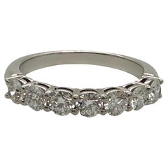 Tiffany & Co. Forever Halbkreisförmiger Diamantring aus Platin 3.5 MM