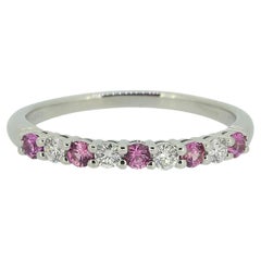 Tiffany & Co. Forever Pink Sapphire and Diamond Band Ring