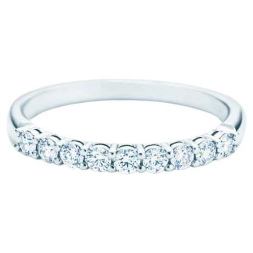 TIFFANY & Co. Forever Anillo de Platino con Diamantes en Medio Círculo de 2,2 mm 5