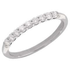 TIFFANY & Co. Anello Forever in platino con diamante a metà cerchio da 2,2 mm 7