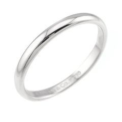 TIFFANY & Co. Forever Platinum 2mm Lucida Wedding Band Ring 5