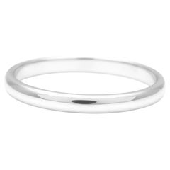 TIFFANY & Co. Alliance Forever Platinum 2mm Lucida 5 mm
