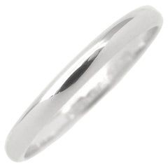 TIFFANY & Co. Forever Platinum 2mm Lucida Wedding Band Ring 5.5