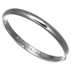 TIFFANY & Co. Forever Platinum 2mm Lucida Wedding Band Ring 9