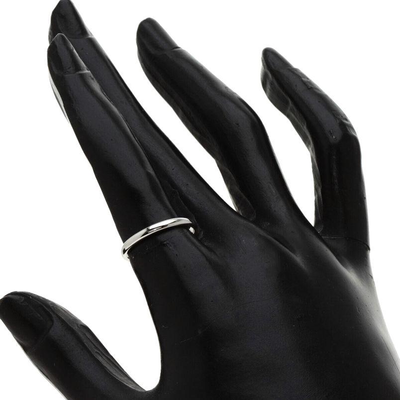 TIFFANY & Co. Für immer Platin 2mm Lucida Ehering 8.5 im Angebot 2