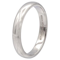 Tiffany & Co. Forever Platinum 3.0 mm Comfort Fit Wedding Band Ring Size 5.5
