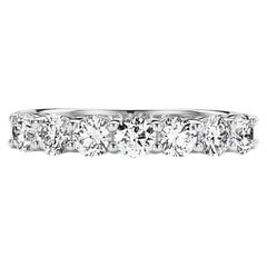 TIFFANY & Co. Forever Platinum 3.5mm Half Circle Diamond Embrace Band Ring 5.5