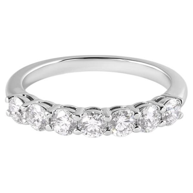 TIFFANY & Co. Für immer Platin 3mm halben Kreis Diamond Embrace Band Ring 5,5