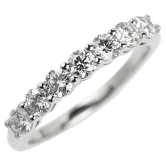 TIFFANY & Co. Anello Forever in platino da 3 mm con diamante a metà cerchio 5