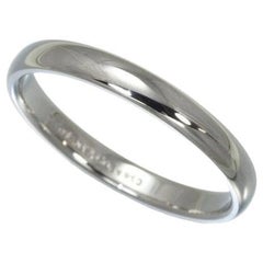 TIFFANY & Co. Forever Platinum 3mm Lucida Wedding Band Ring 10.5