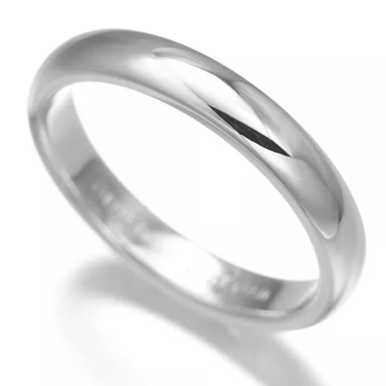 TIFFANY & Co. Forever Alianza de Platino 3mm Lucida 4.5

Metal: Platino
Tamaño: 4.5
Ancho de banda: 3 mm
Peso: 4,50 gramos
Sello: ©1999 TIFFANY&Co. PT950
Estado: Nuevo, viene con bolsa y caja de Tiffany 
Precio Tiffany: 1,390 dólares


Autenticidad