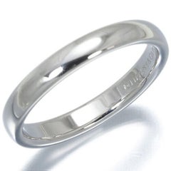 TIFFANY & Co. Forever Platinum 3mm Lucida Wedding Band Ring 6