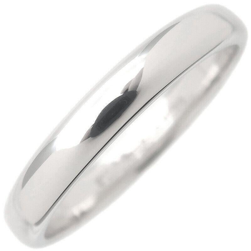TIFFANY & Co. Forever Platinum 3mm Lucida Wedding Band Ring 6.5

Metal: Platinum
Size: 6.5
Band Width: 3mm
Weight: 5.10 grams
Hallmark: ©TIFFANY&CO. PT950
Condition: Perfect condition 
Value: $1,390

Authenticity guaranteed