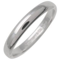 TIFFANY & Co. Forever Platinum 3mm Lucida Wedding Band Ring 8