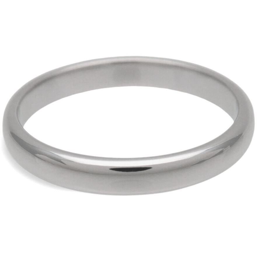 TIFFANY & Co. Forever Platin 3mm Lucida Ehering 8 im Zustand „Hervorragend“ im Angebot in Los Angeles, CA