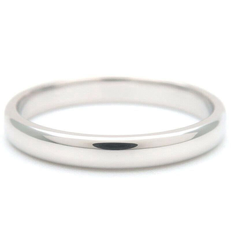 TIFFANY & Co. Forever Platinum 3mm Lucida Wedding Band Ring 8.5

Metal: Platinum
Size: 8.5
Band Width: 3mm
Weight: 5.0 grams
Hallmark: ©TIFFANY&CO. PT950
Condition: Perfect condition 
Tiffany price: $1,390

Authenticity guaranteed