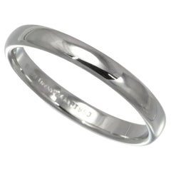 TIFFANY & Co. Forever Platinum 3mm Lucida Wedding Band Ring 9 New