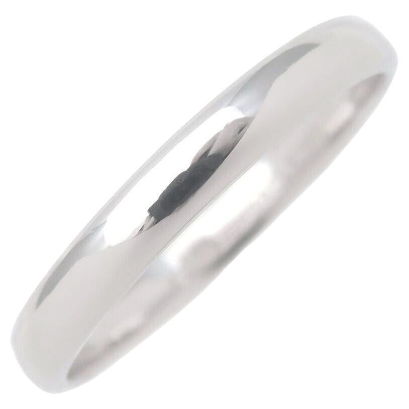 TIFFANY & Co. Forever Platinum 3mm Lucida Wedding Band Ring 9.5 For Sale
