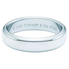 TIFFANY 
Co. Forever Platinum 4.5mm Lucida Wedding Band Ring 11.5 Men
s New